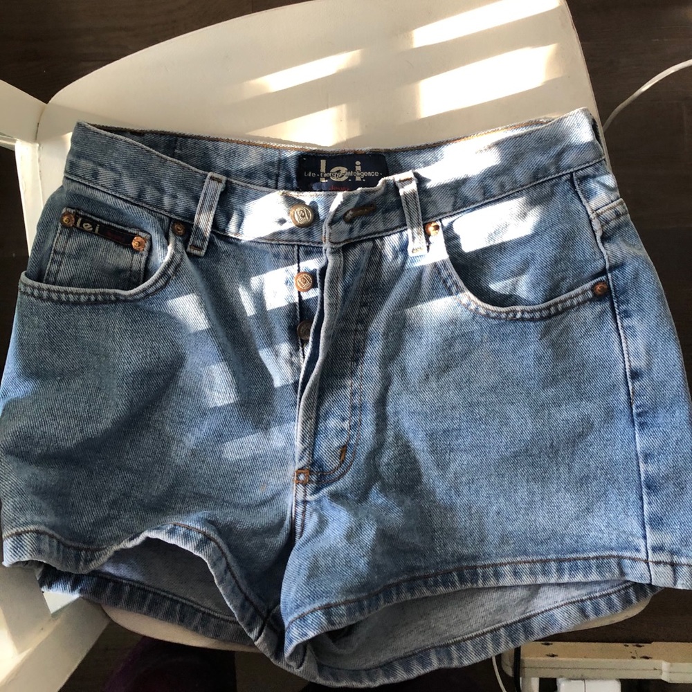 lee vintage denim shorts